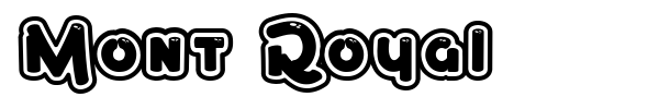Mont Royal font preview